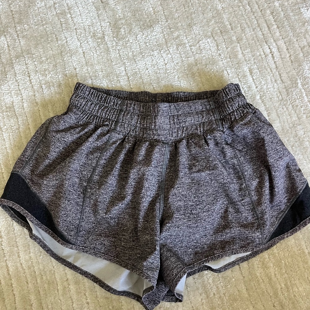 Lulu Lemon Women's Heather Gray Athletic Shorts